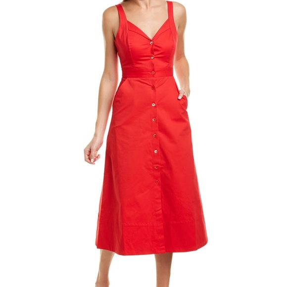 Equipment Dresses & Skirts - Equipment NWT Oleisa Dress in red. Size 4.